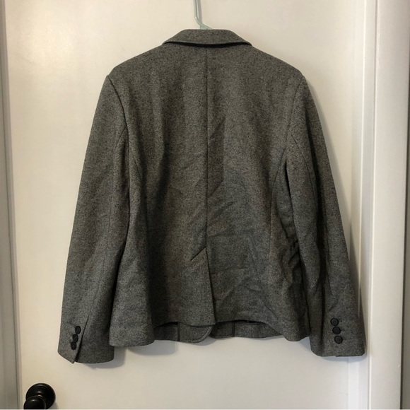 Talbots Gray Wool Blazer - Picture 8 of 9